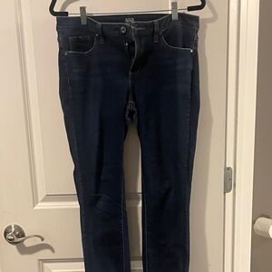 a.n.a Women's Dark Indigo Skinny Jeans